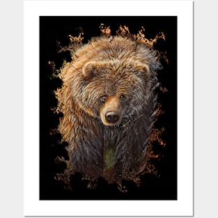 Grizzly Stare Posters and Art